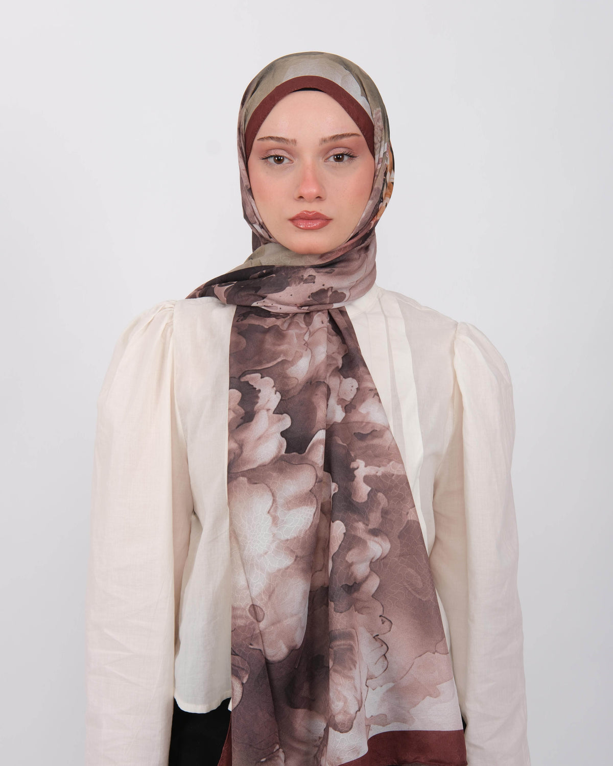 Pamuk Jakar Şal D078 Bordo
