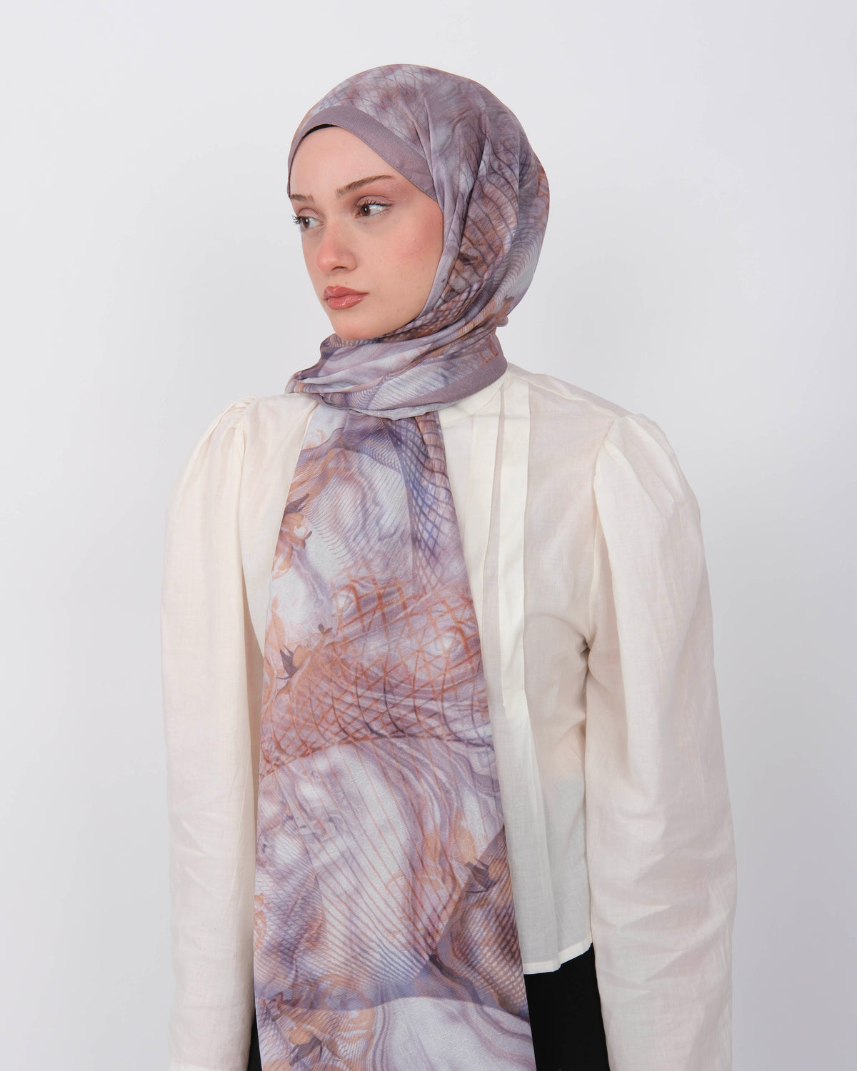 Pamuk Jakar Şal D079 Lila