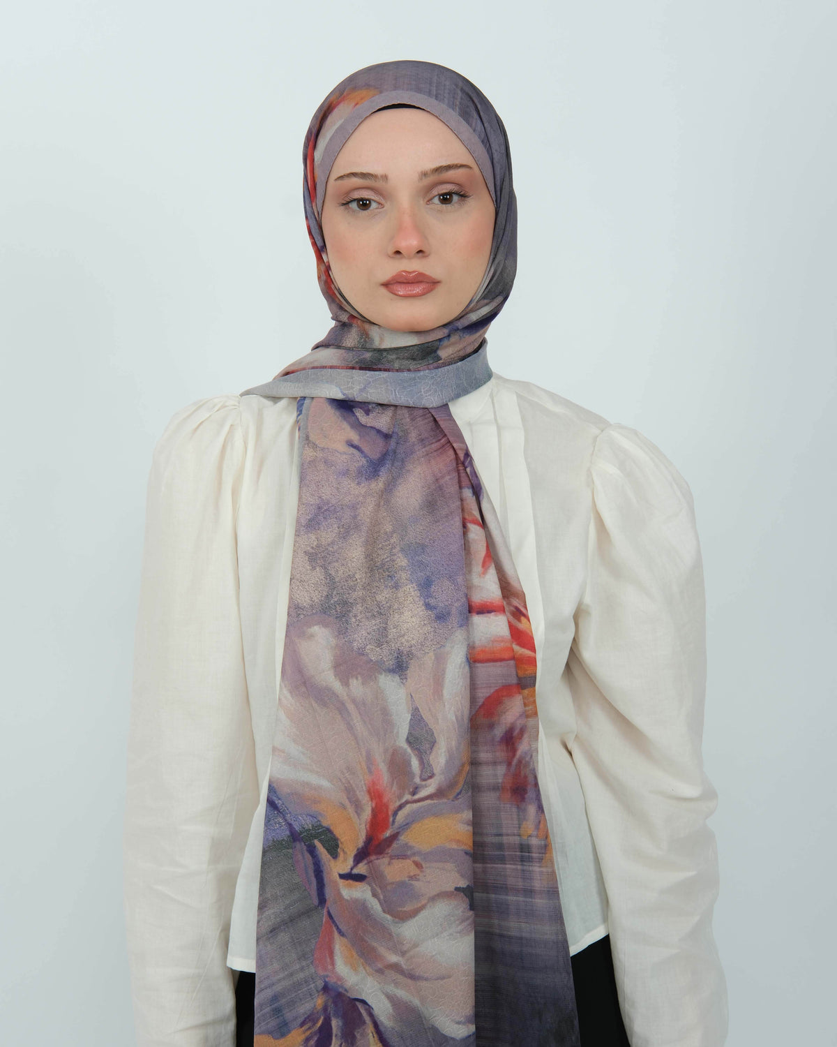 Pamuk Jakar Şal D077 Lila