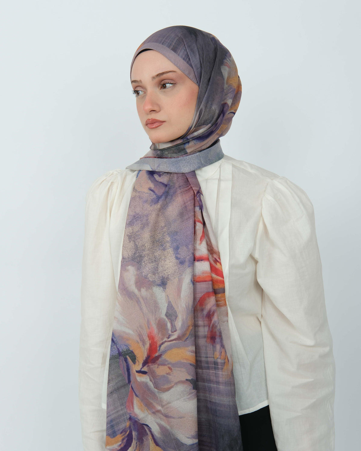 Pamuk Jakar Şal D077 Lila