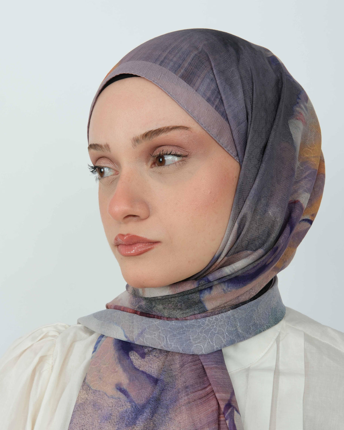 Pamuk Jakar Şal D077 Lila