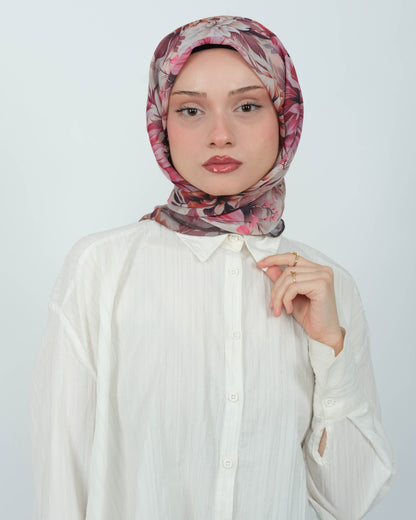 Organik Soft Eşarp D082 Kahverengi