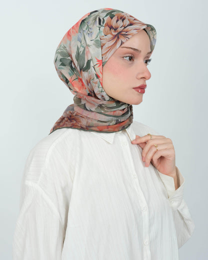 Organik Soft Eşarp D082 Yeşil