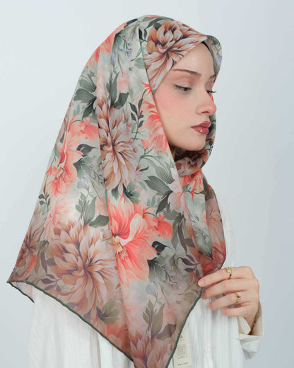 Organik Soft Eşarp D082 Yeşil