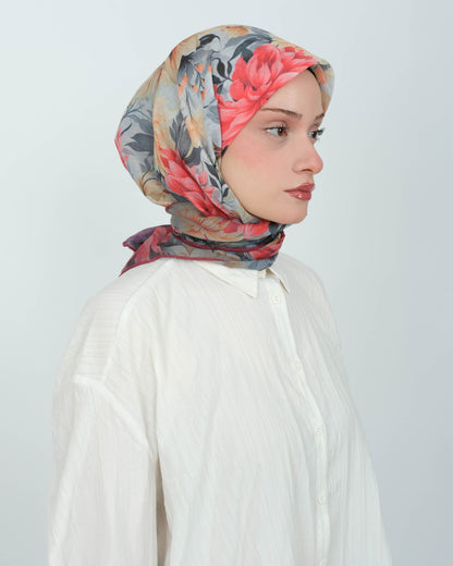 Organik Soft Eşarp D082 Bordo