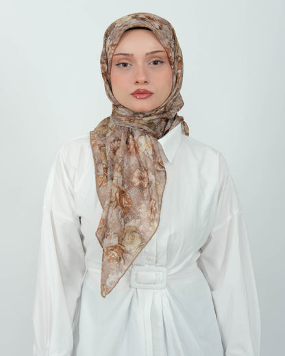 Organik Soft Eşarp D083 Bej