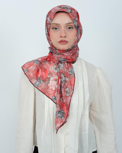Organik Soft Eşarp D083 Bordo