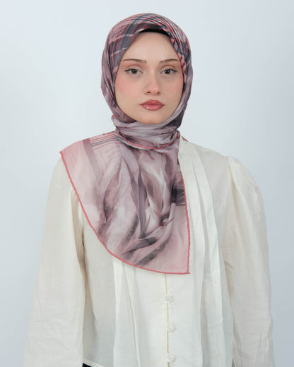 Organik Soft Eşarp D084 Eflatun