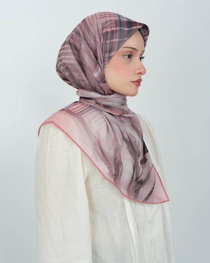 Organik Soft Eşarp D084 Eflatun