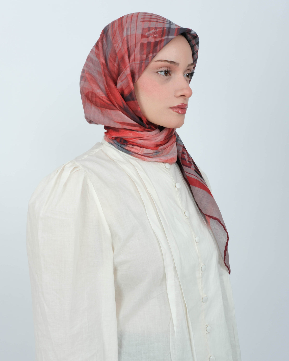 Organik Soft Eşarp D084 Bordo