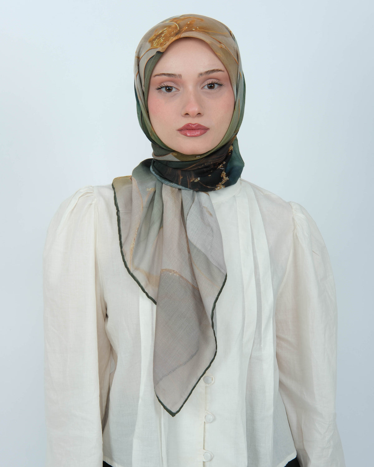 Organik Soft Eşarp D085 Yeşil
