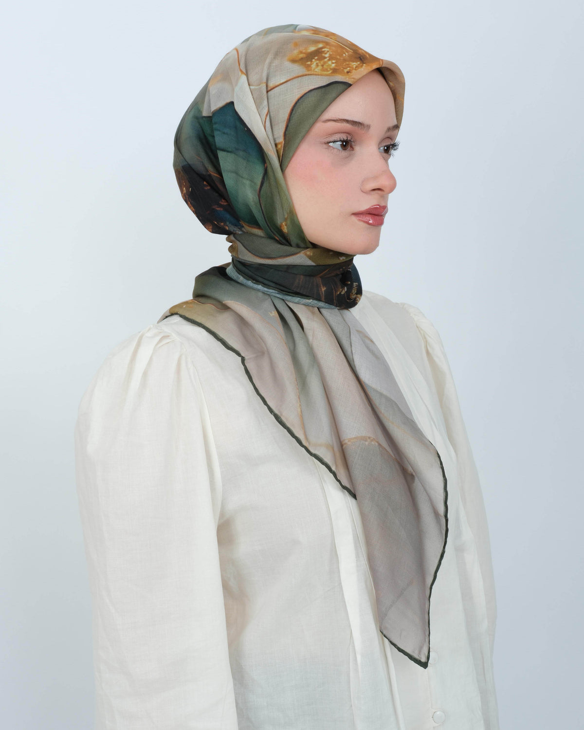 Organik Soft Eşarp D085 Yeşil
