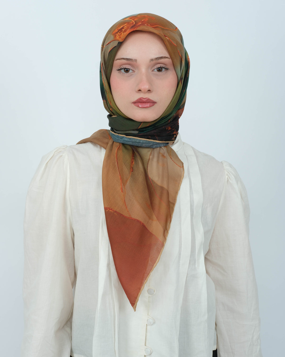 Organik Soft Eşarp D085 Hardal