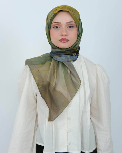 Organik Soft Eşarp D085 Açık Yeşil