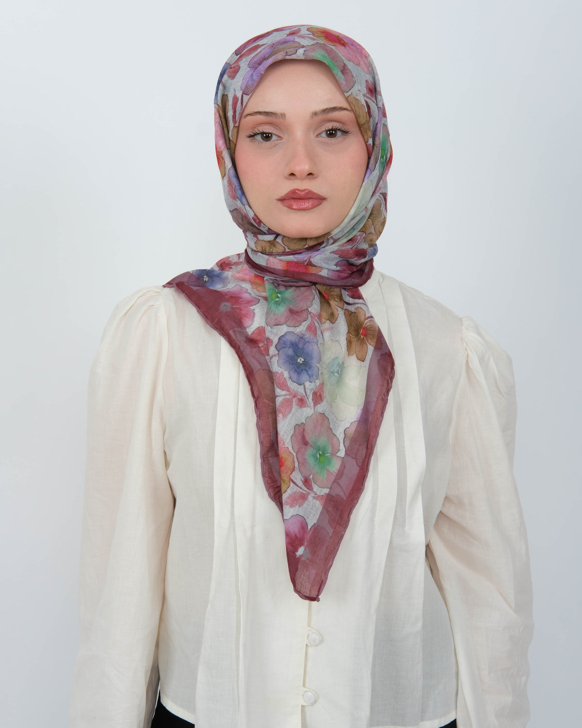 Organik Soft Eşarp D089 Gül Kurusu