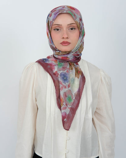 Organik Soft Eşarp D089 Gül Kurusu