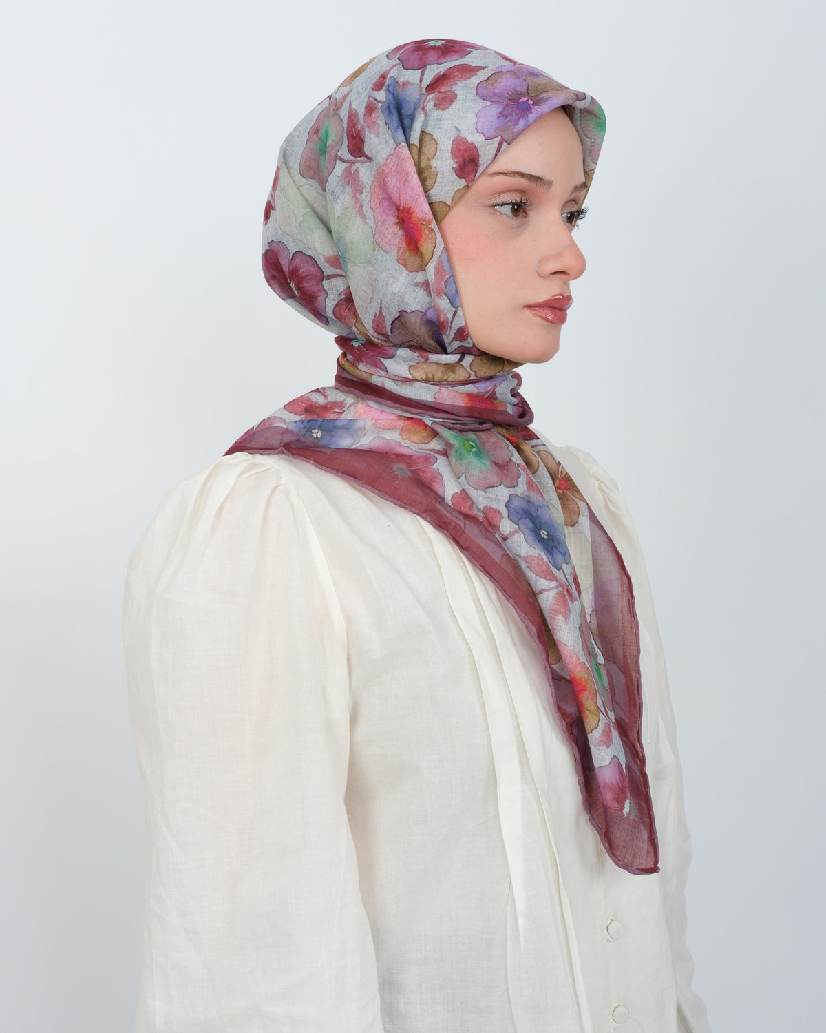 Organik Soft Eşarp D089 Gül Kurusu