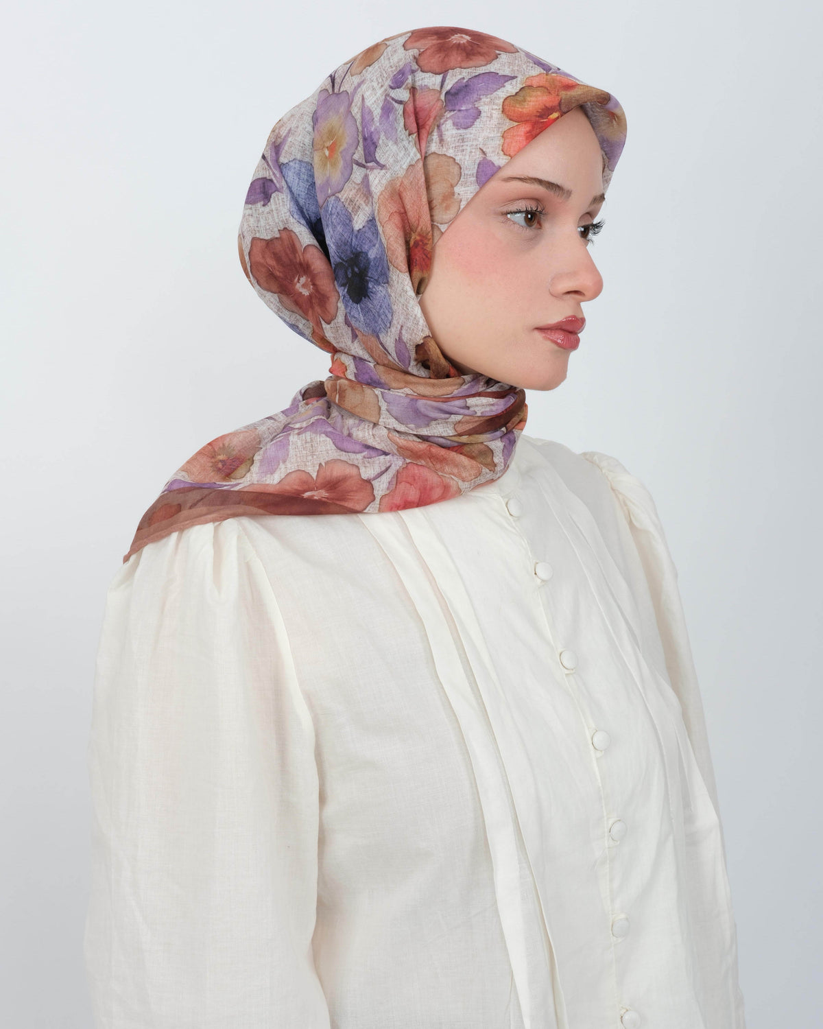 Organik Soft Eşarp D089 Tarçın