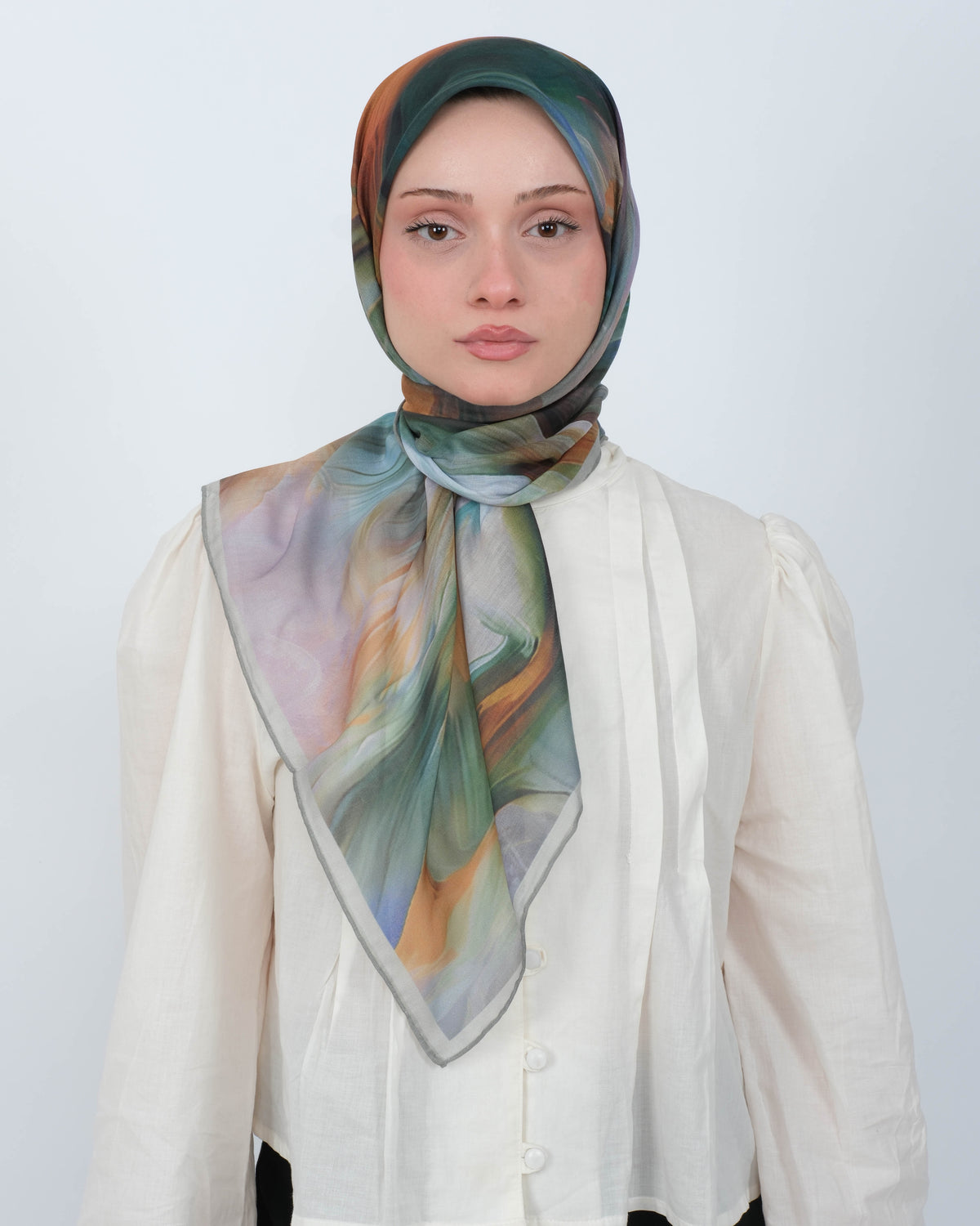 Organik Soft Eşarp D088 Açık Yeşil