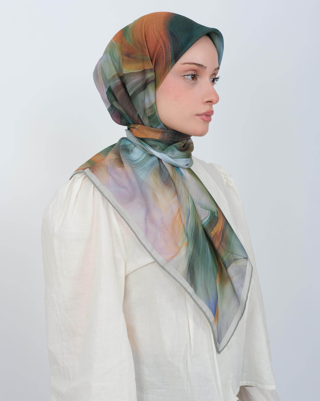 Organik Soft Eşarp D088 Açık Yeşil