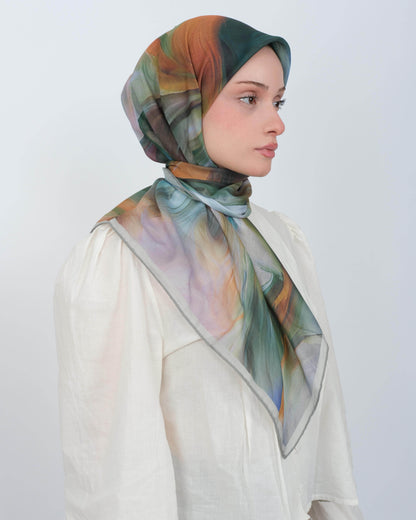 Organik Soft Eşarp D088 Açık Yeşil
