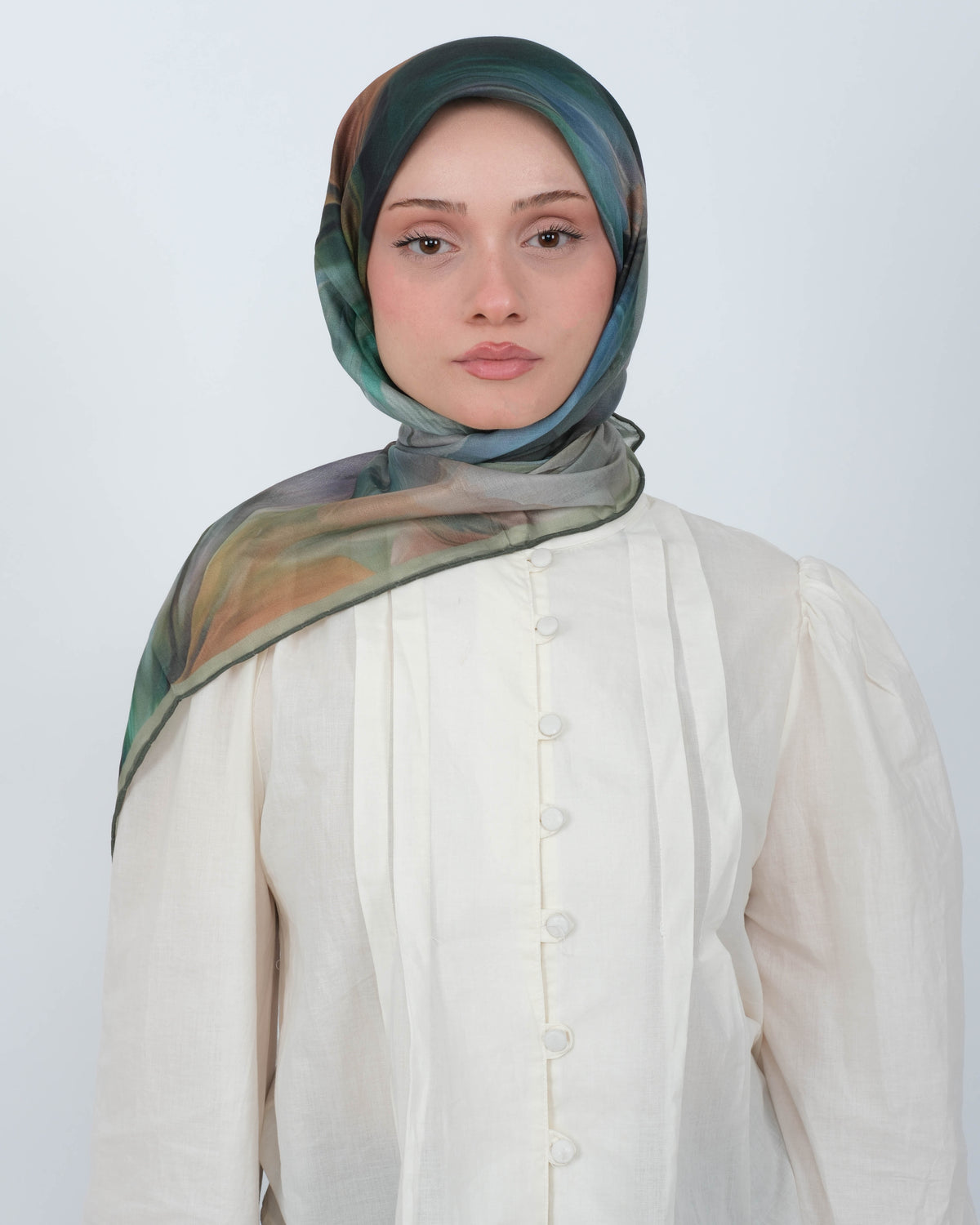 Organik Soft Eşarp D088 Yeşil