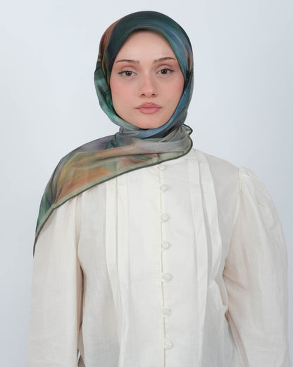 Organik Soft Eşarp D088 Yeşil