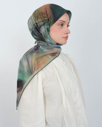Organik Soft Eşarp D088 Yeşil