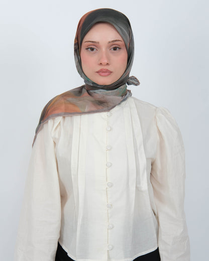 Organik Soft Eşarp D088 Koyu Vizon