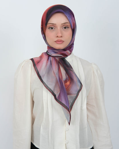 Organik Soft Eşarp D088 Bordo