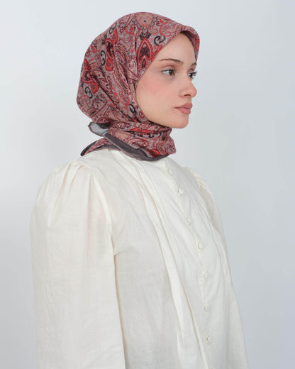 Organik Soft Eşarp D086 Kırmızı