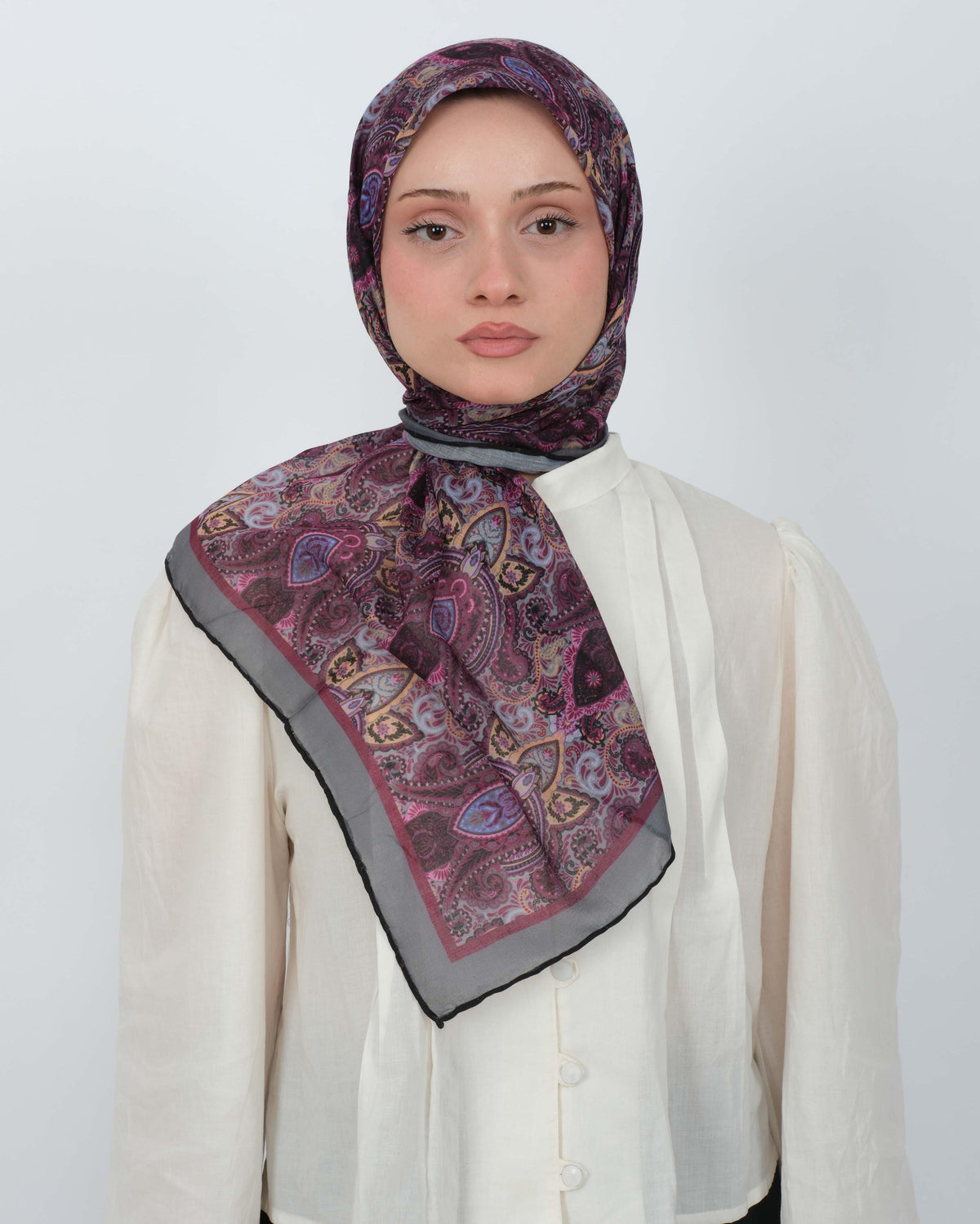 Organik Soft Eşarp D086 Mor