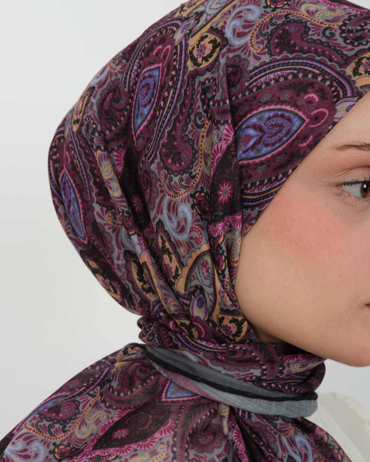 Organik Soft Eşarp D086 Mor