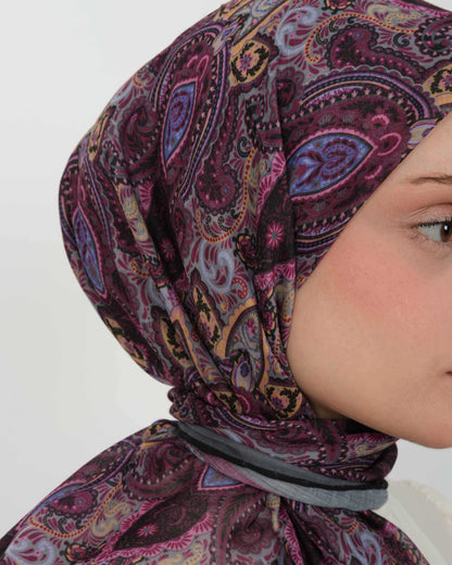 Organik Soft Eşarp D086 Mor