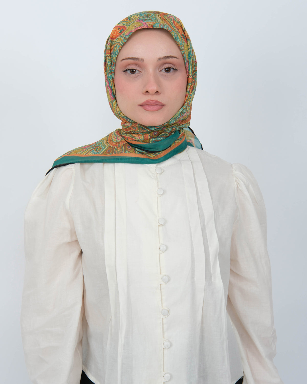 Organik Soft Eşarp D086 Yeşil