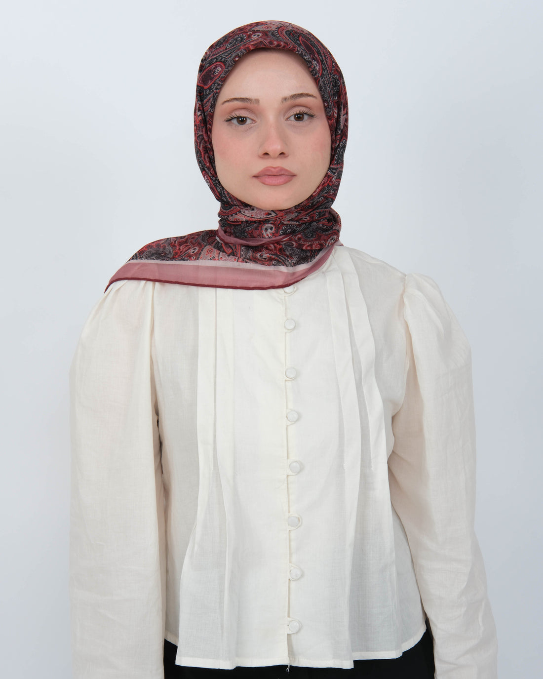 Organik Soft Eşarp D086 Mürdüm