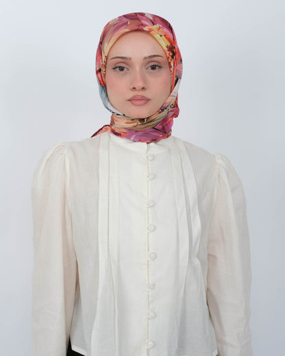 Organik Soft Eşarp D097 Bordo