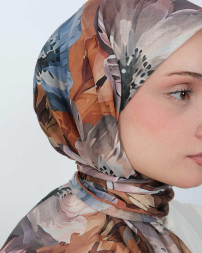 Organik Soft Eşarp D097 Hardal