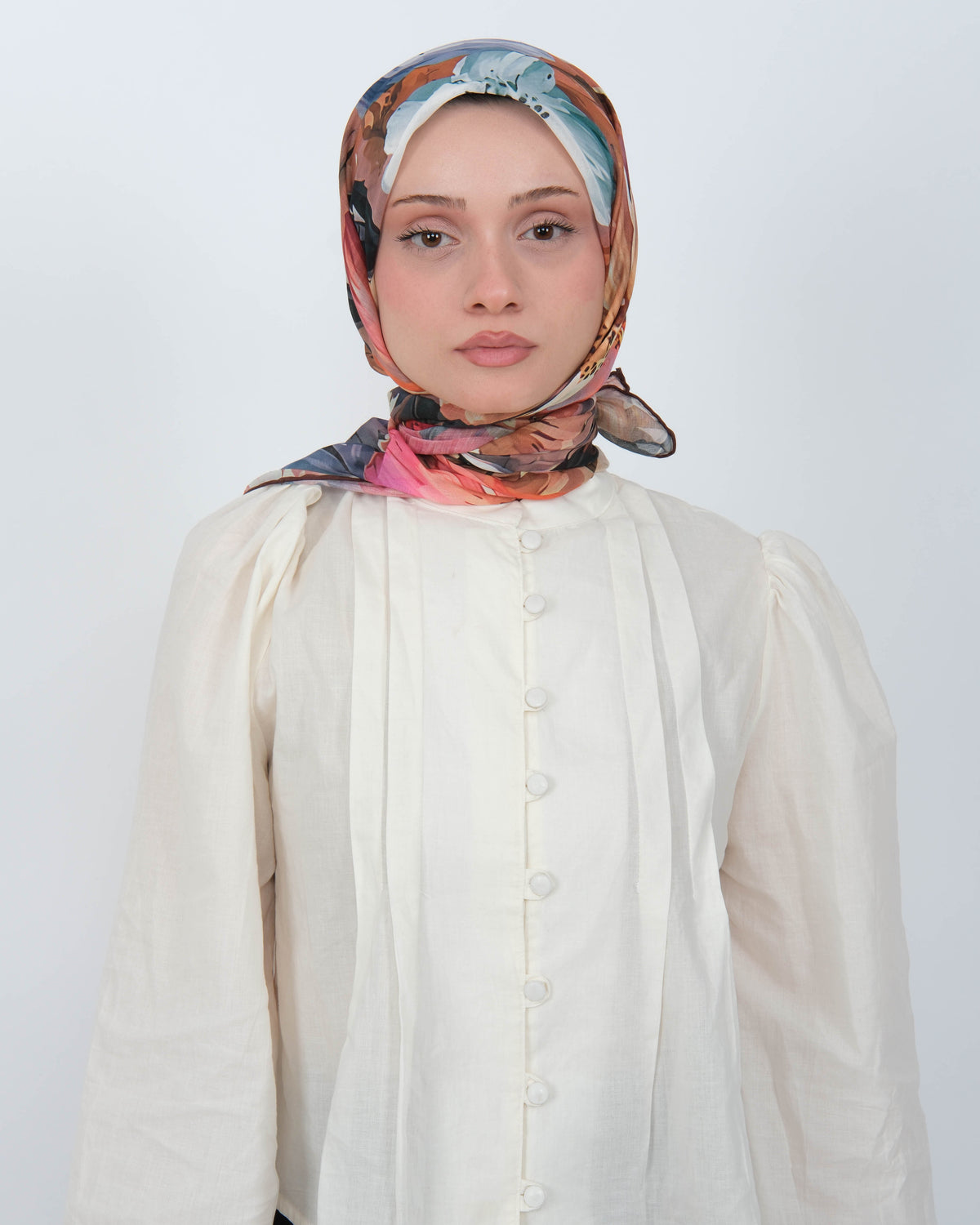 Organik Soft Eşarp D097 Kahverengi