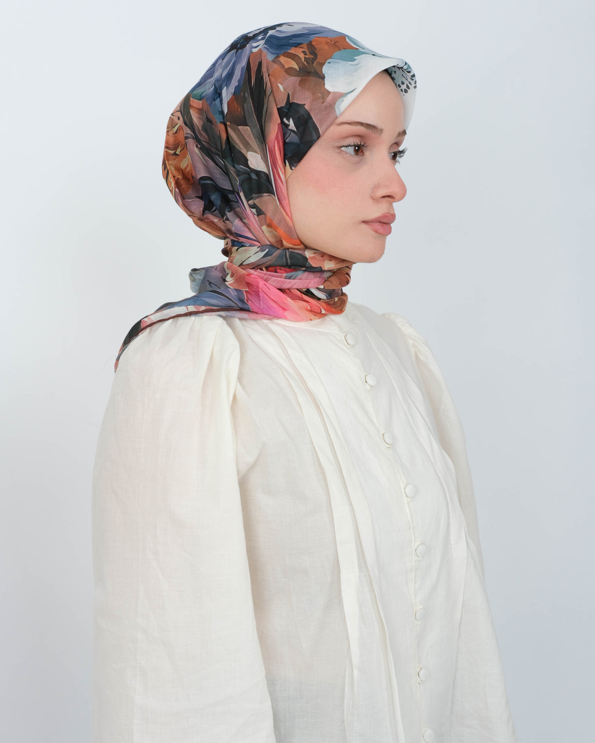 Organik Soft Eşarp D097 Kahverengi