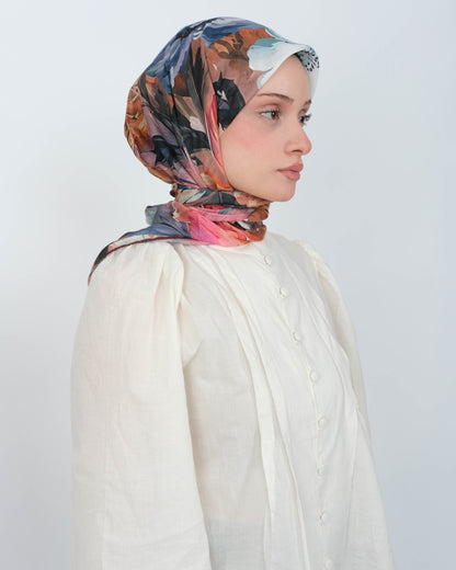 Organik Soft Eşarp D097 Kahverengi