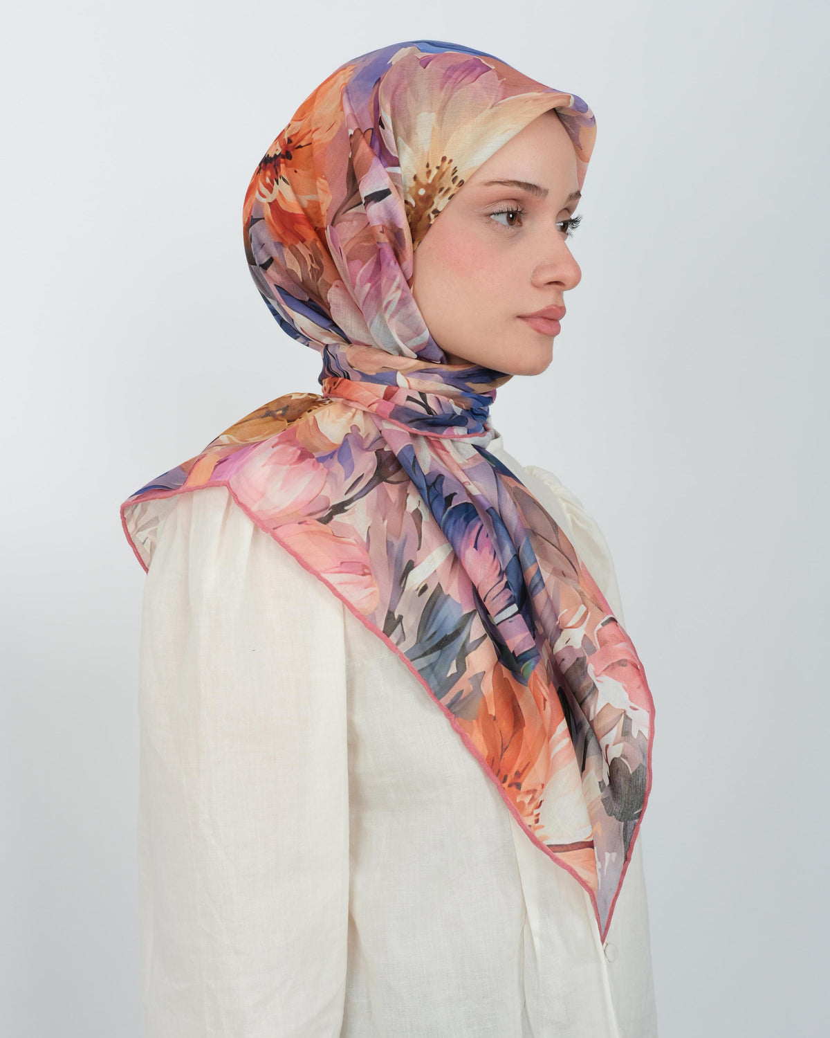 Organik Soft Eşarp D097 Pembe