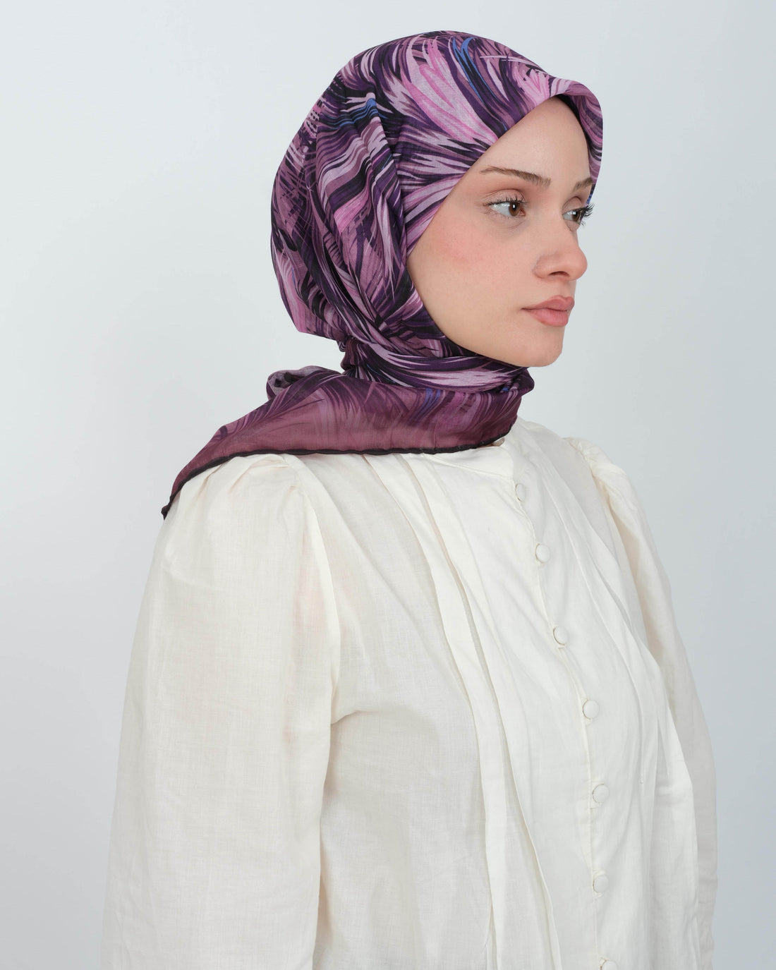 Organik Soft Eşarp D091 Mor