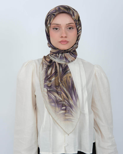 Organik Soft Eşarp D091 Yağ Yeşili