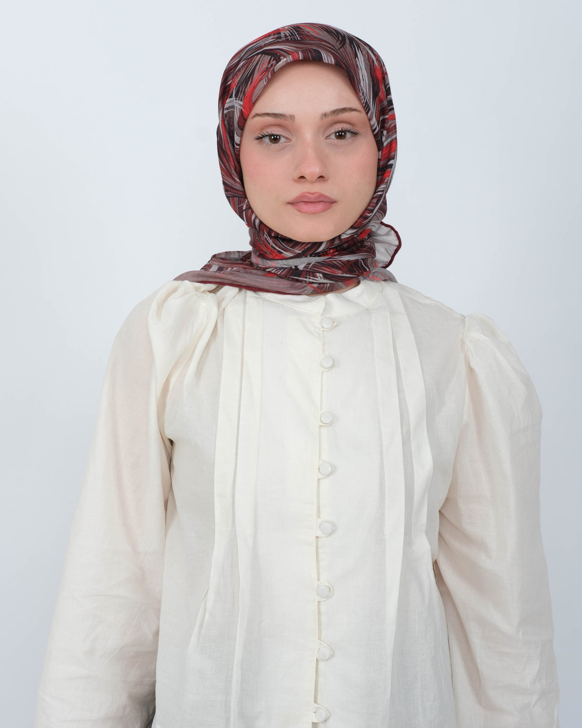 Organik Soft Eşarp D091 Bordo