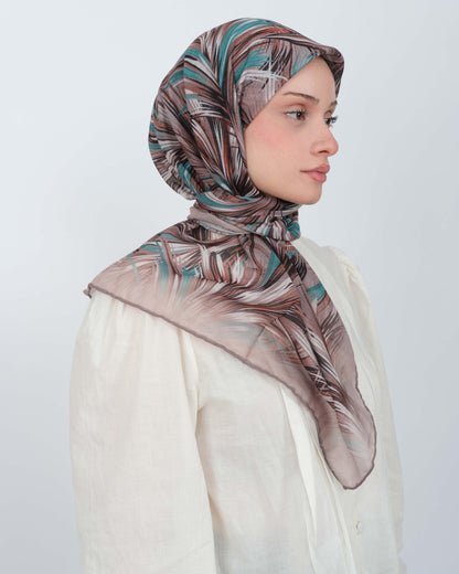 Organik Soft Eşarp D091 Sütlü Kahve