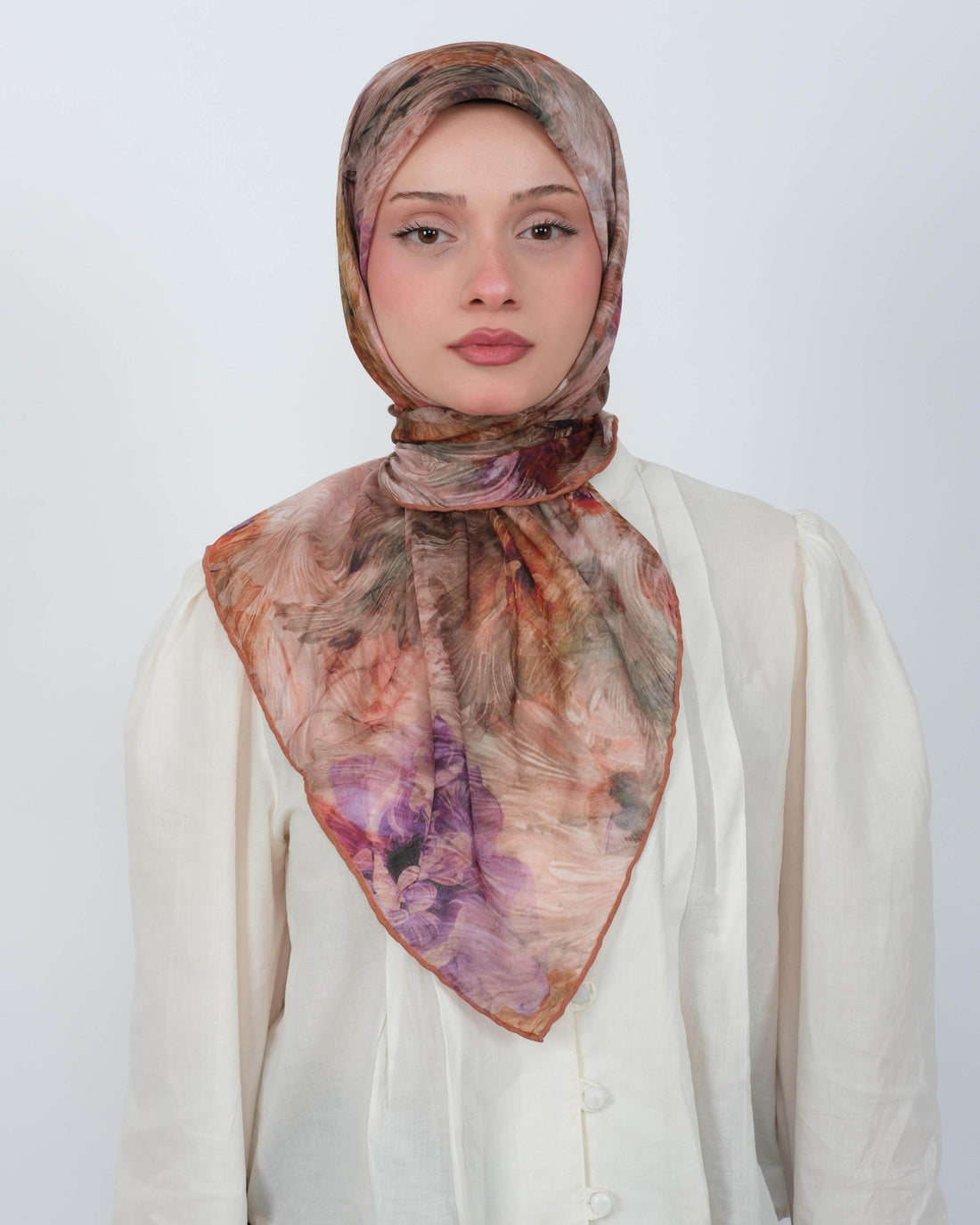 Organik Soft Eşarp D092 Kiremit