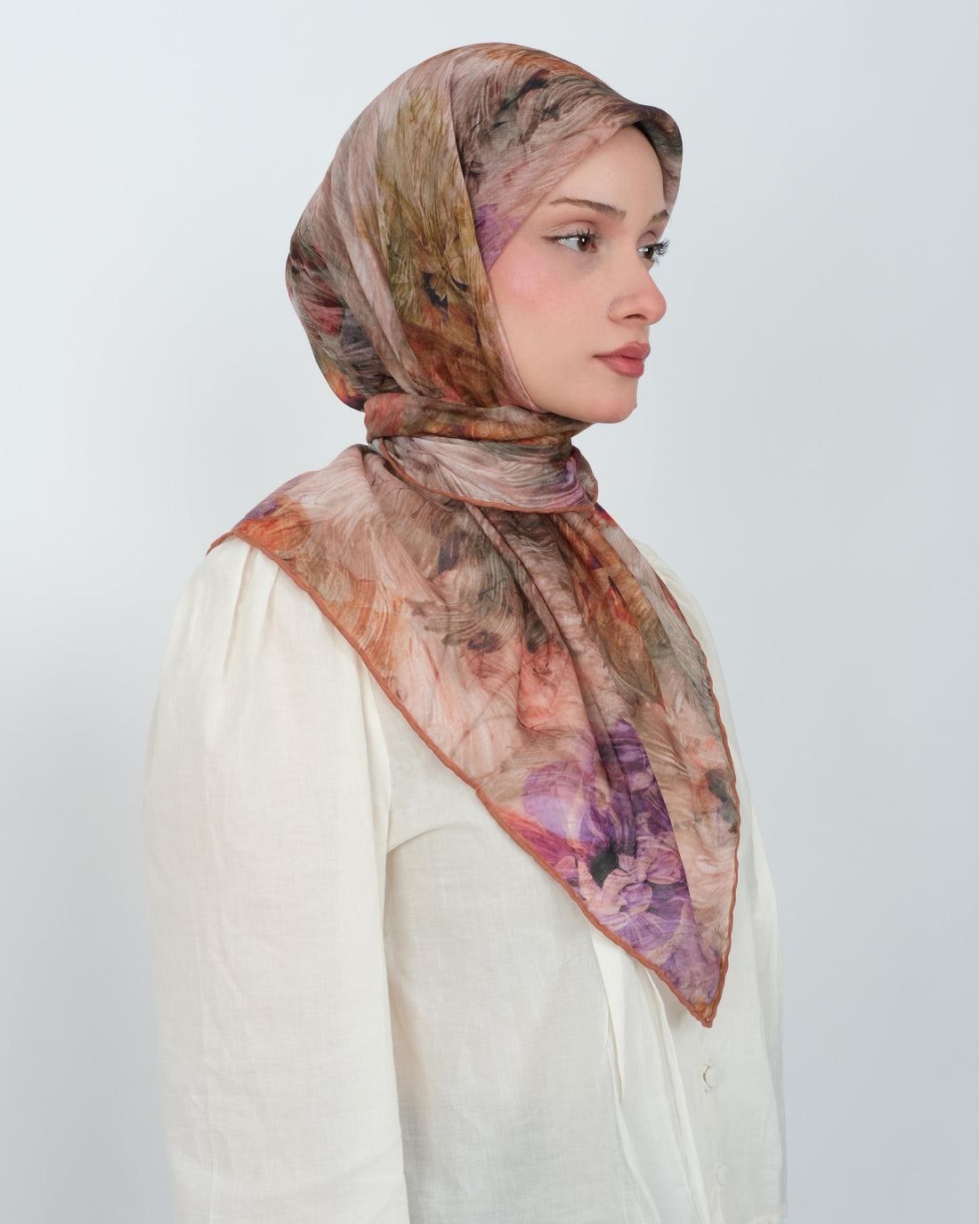 Organik Soft Eşarp D092 Kiremit