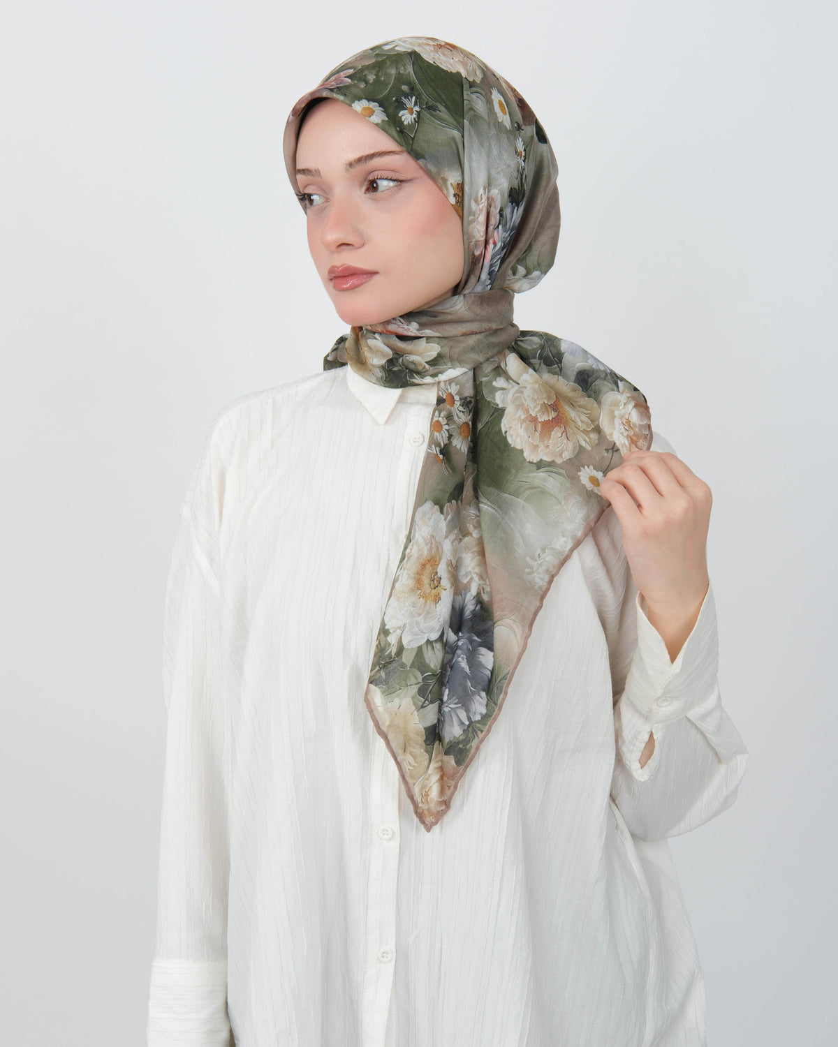 Organik Soft Eşarp D093 Yeşil