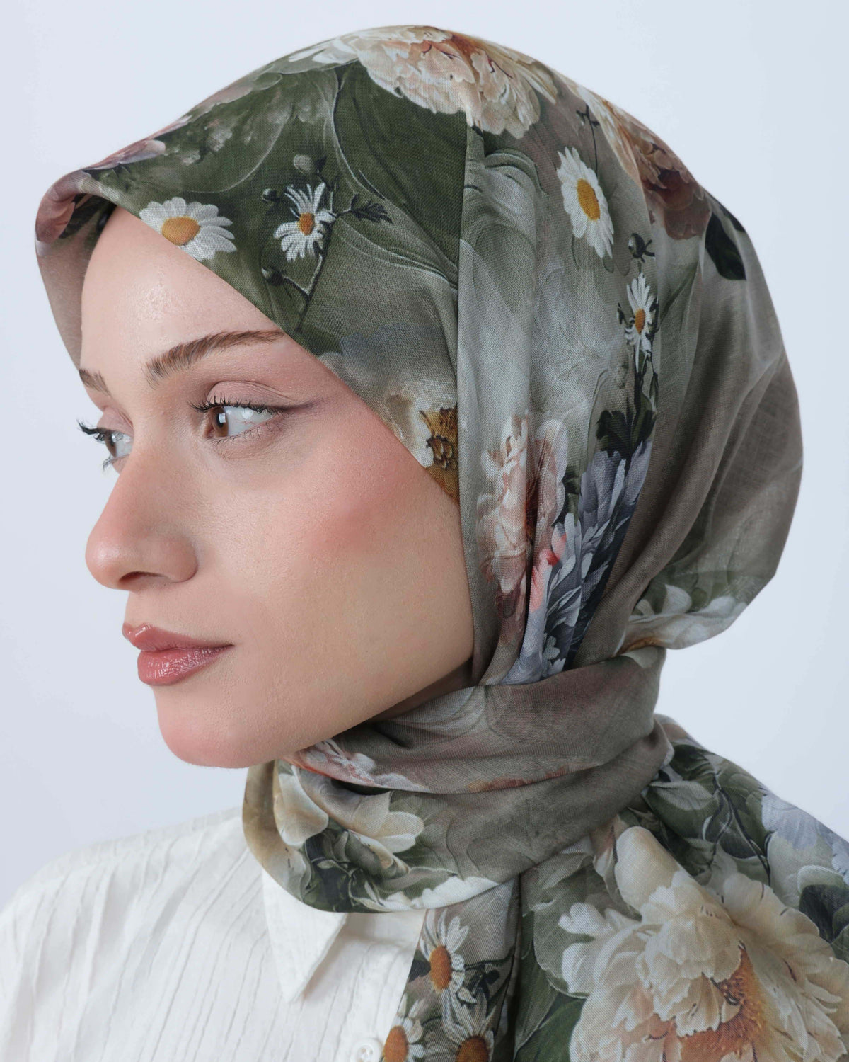 Organik Soft Eşarp D093 Yeşil